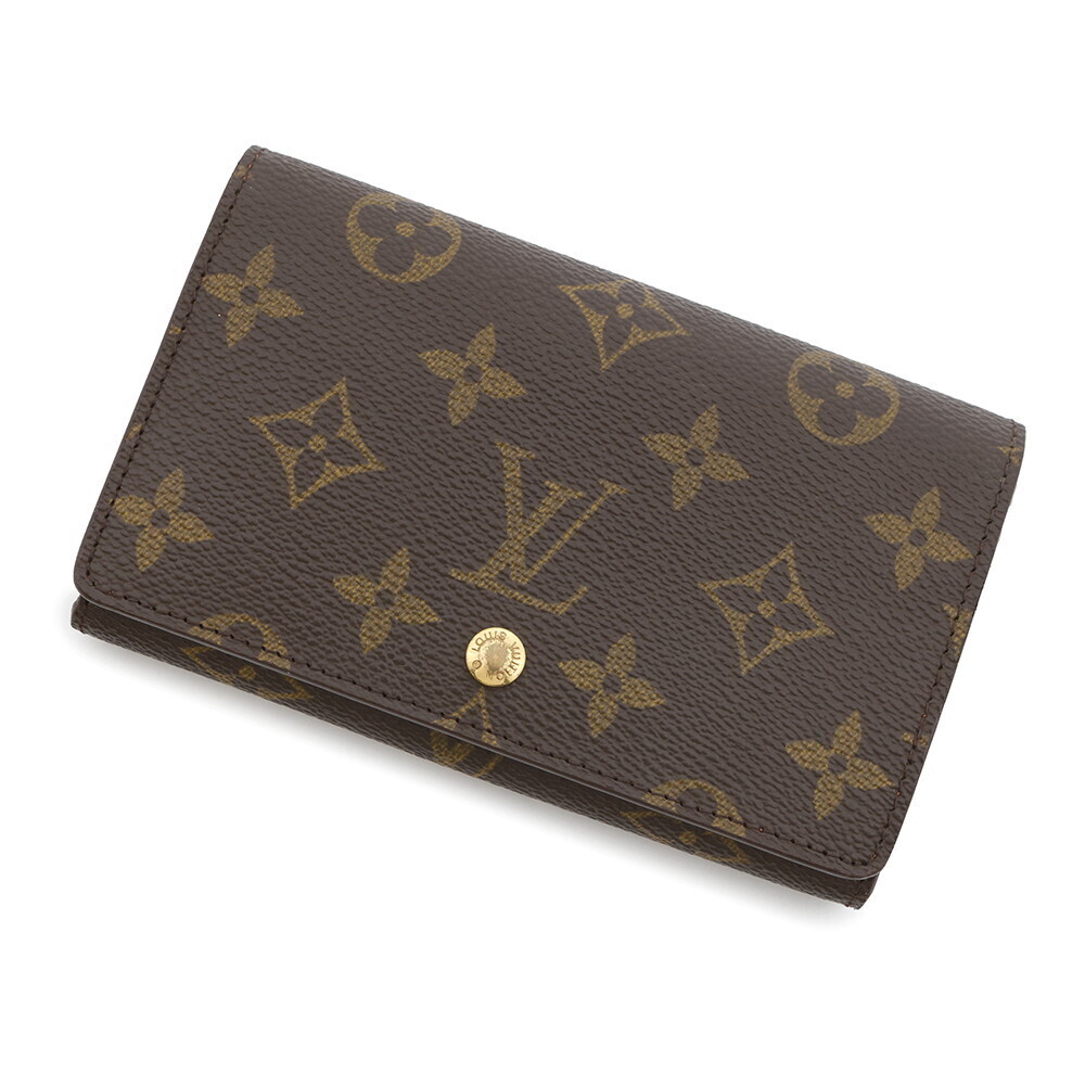 Louis Vuitton Monogram Wallet Porte Monnaie Bi fold Tresor